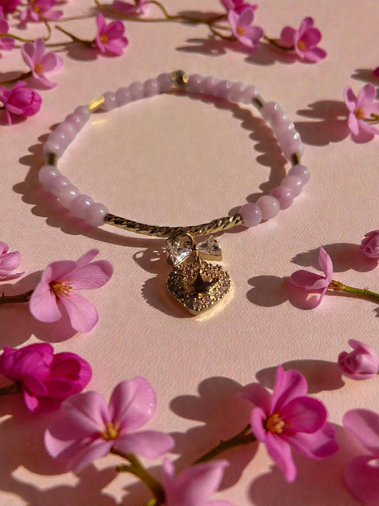 Purple/Pink Angelite Stone (purple Angle)