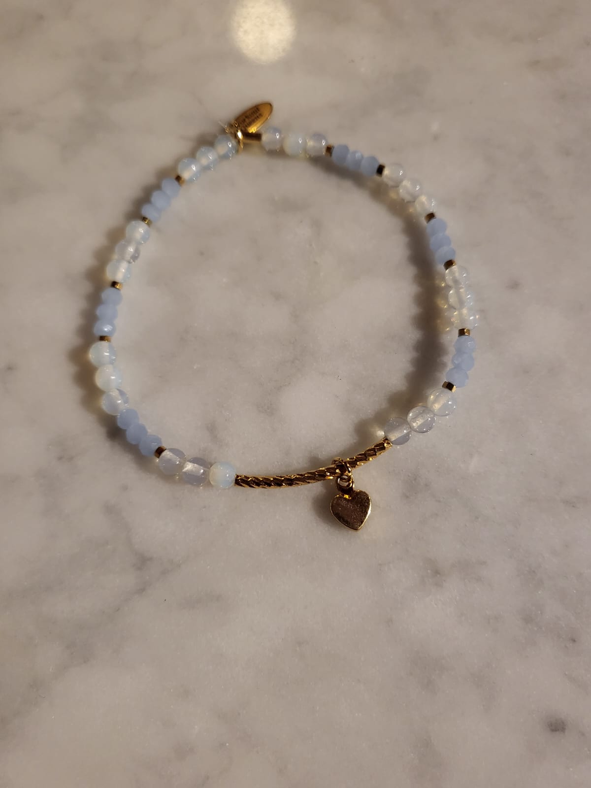 Ocean Heart (Opal) met hartje.