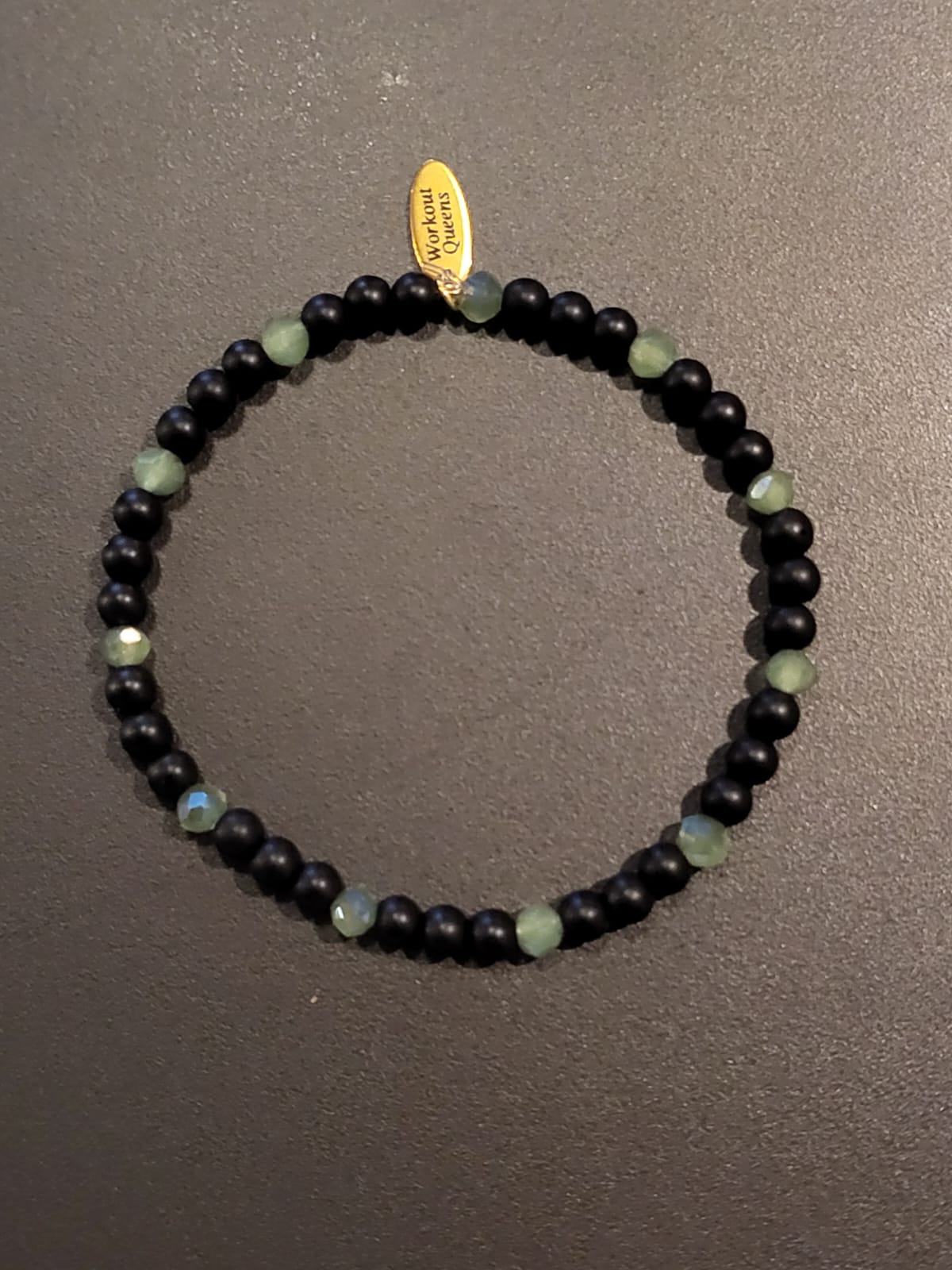 Green Spark (matt black agate)