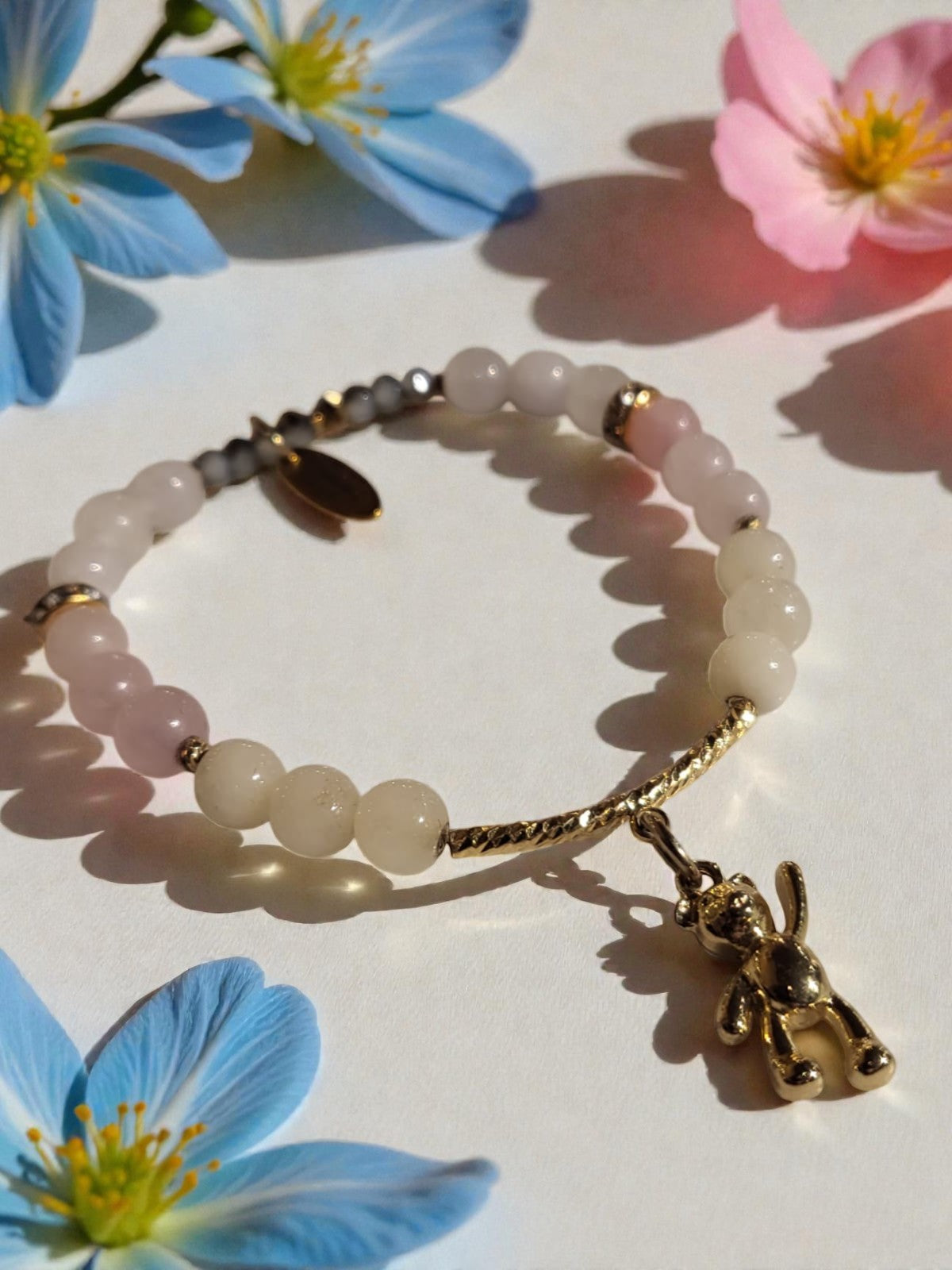 Teddy's Bliss (aquamarine & Morganite)