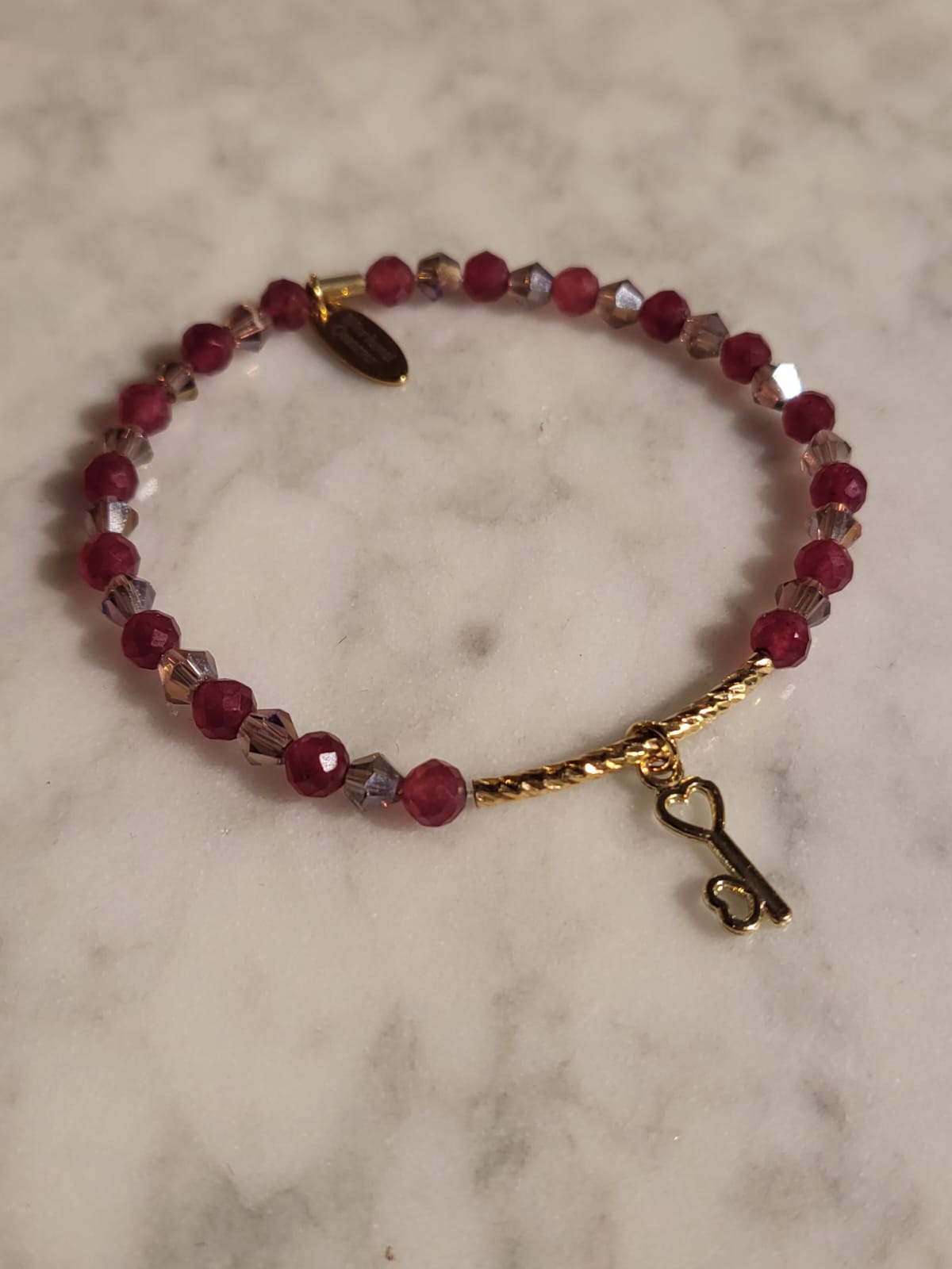 Ruby Heartlock (Red Ruby) met sleutel
