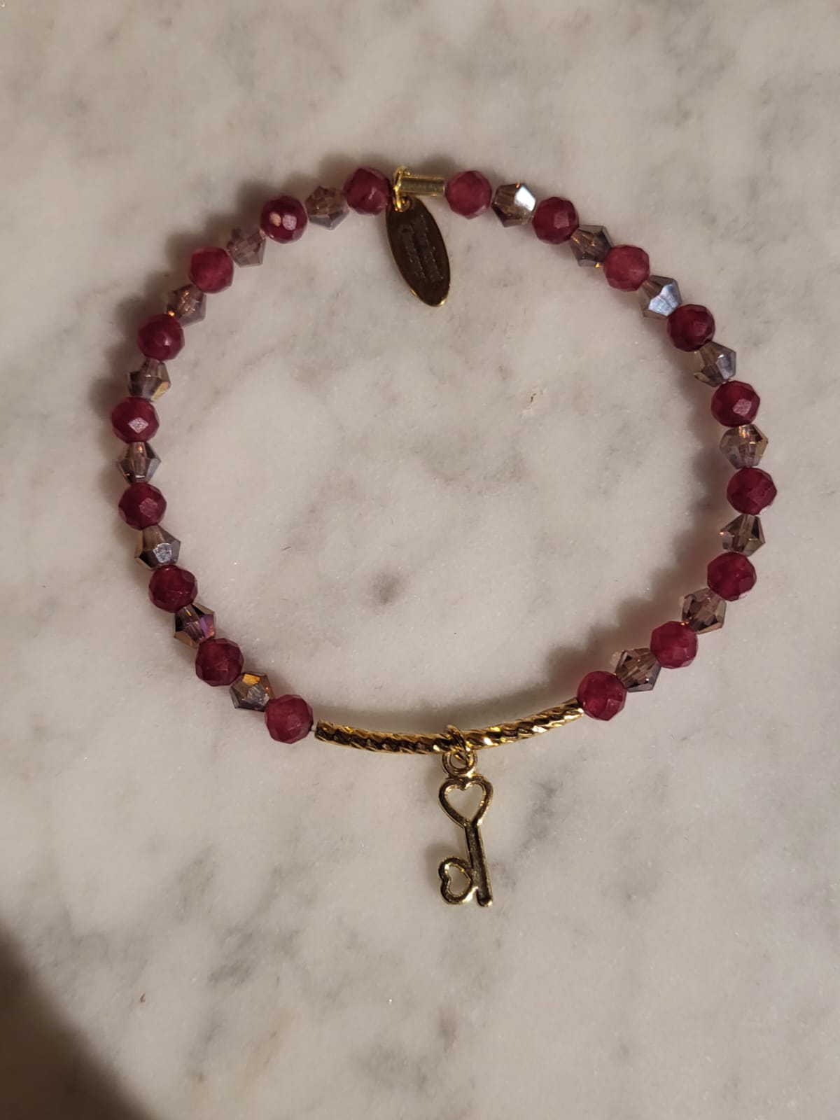 Ruby Heartlock (Red Ruby) met sleutel